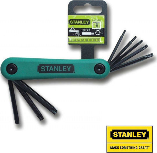 Stanley Folding Torx Wrench T9 8pcs