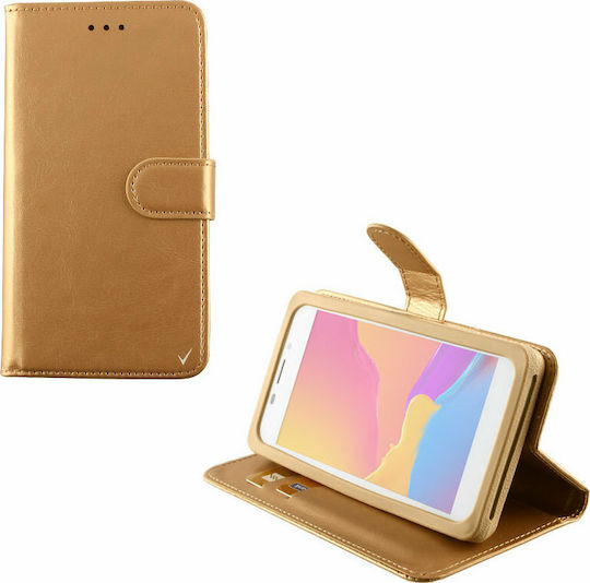Volte-Tel Silicone Book Buchhülle bis 6.9" Gold