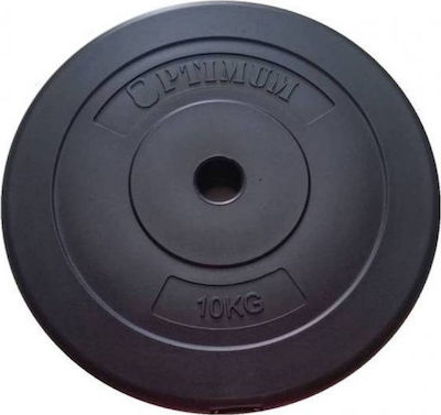 Optimum Scheibenset Gummierte 1 x 10kg Ø28mm