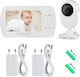 Wireless Baby Monitor with Camera & Screen 4.3" with Lullabies