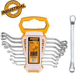 Ingco Set 8 Double Polygon Wrench Bent Ingco Set 8 Double Polygon Wrench Bent