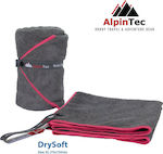 AlpinPro Drysoft Кърпа За тяло Микрофибър Сив 150x75см.