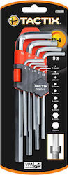 Tactix Allen-Schlüssel-Set mit 9 Schlüsseln