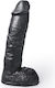 Hung System Mickey Dildo realist cu Testicule și Ventuză Negru 24cm