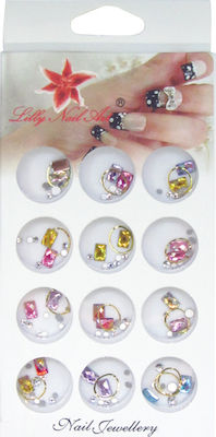 AGC Strass for Nails Nail Decoration Rhinestone Set in Various Colors