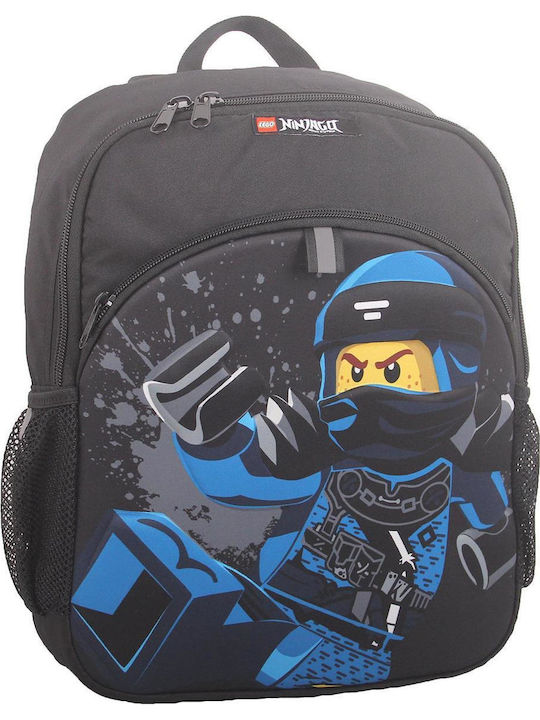 Lego Ninjago Rucsac Jay Ghiozdan Școlar de Spate Grădinița în culoarea Negru