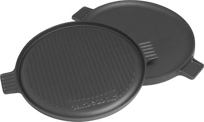 BarbeCook Baking Plate Double Sided with Cast Iron Flat Surface 35cm