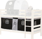 Kids Bed Canopy Benedict Black