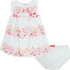 Mayoral Kids Dress Sleeveless White