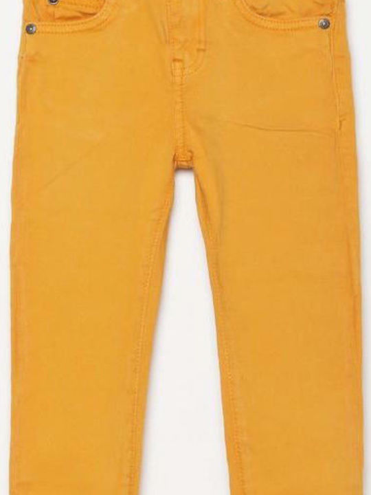 Boboli Kids Fabric Trousers Yellow