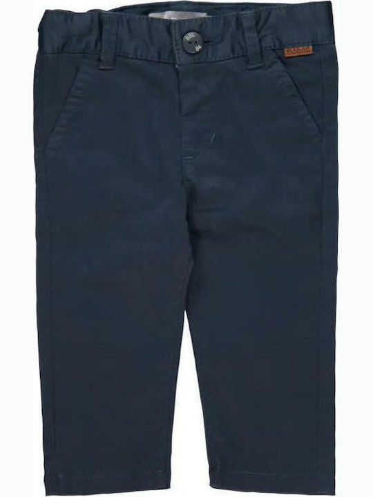 Boboli Kids Fabric Trousers Blue