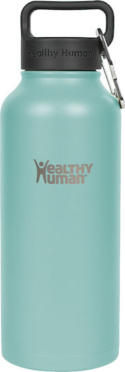 Healthy Human Stein Bottle Stainless Steel Thermos BPA Free 946ml Turquoise