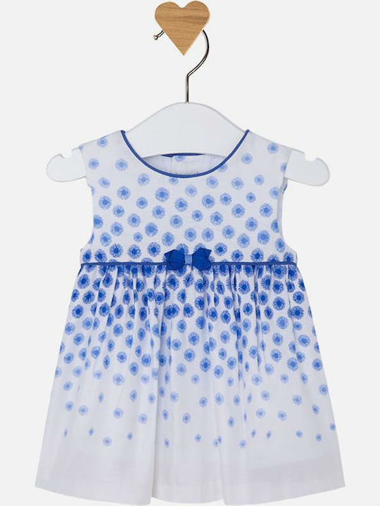 Mayoral Kids Dress Sleeveless Light Blue