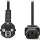 Nedis Schuko - IEC C13 Cable 2m Μαύρο CEGP10000BK20
