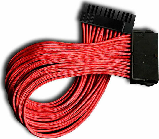 Deepcool 24-Pin ATX - 24-Pin ATX Cable 0.3m Κόκκινο DP-EC300-24P-RD