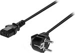 Akyga Schuko - IEC C13 Cable 1.5m Black (AK-PC-01A)