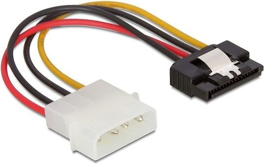 DeLock Cable Power Connection Molex Male Sata 20 15-изводен Sata - 4-пинов молекс Кабел 0.15м Многоцветен (60120)