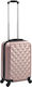 vidaXL Cabin Suitcase H55cm Pink Gold 91893