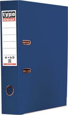 Typotrust Κλασέρ 8/32 για Χαρτί A4 με 2 Κρίκους Μπλε Σκούρο με Μηχανισμό