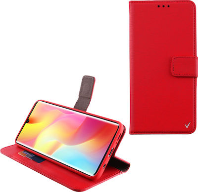Volte-Tel Allure Magnet Wallet Δερματίνης Κόκκινο (Xiaomi Mi Note 10 Lite)