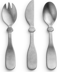 Elodie Details Σετ Βρεφικά Μαχαιροπίρουνα από Μέταλλο Antique Silver 3τμχ Elodie Details Σετ Βρεφικά Μαχαιροπίρουνα από Μέταλλο Antique Silver 3τμχ