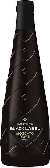 Santero Wein Black Label Weißer Moscato Süß Semi-Sparkling 750ml