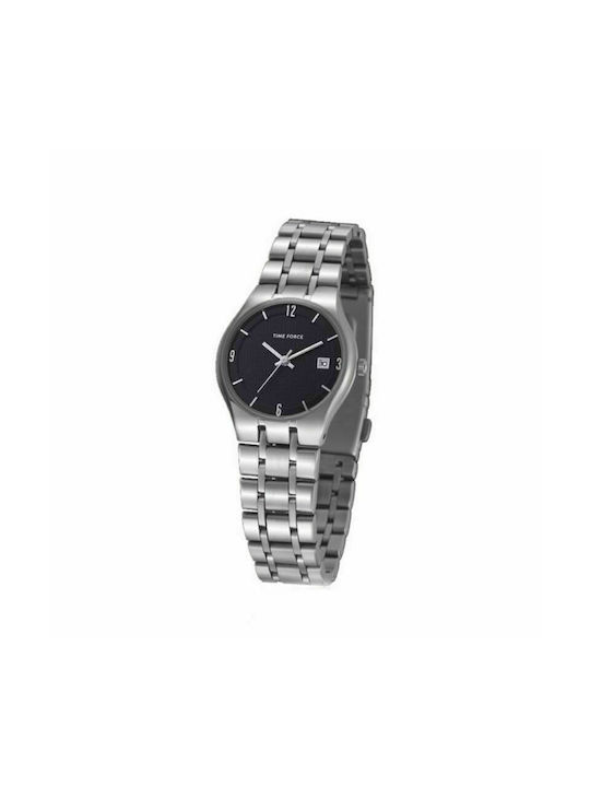 Time Force Uhr mit Silber Metallarmband S0319046