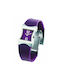 Time Force Watch with Purple Rubber Strap S0325637