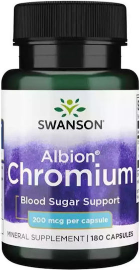 Swanson Albion Chromium 200mg 180 κάψουλες