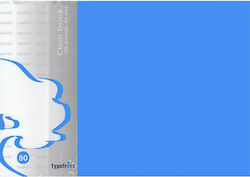 Typotrust Ντοσιέ Σουπλ με 80 Διαφάνειες για Χαρτί A4 Μπλε