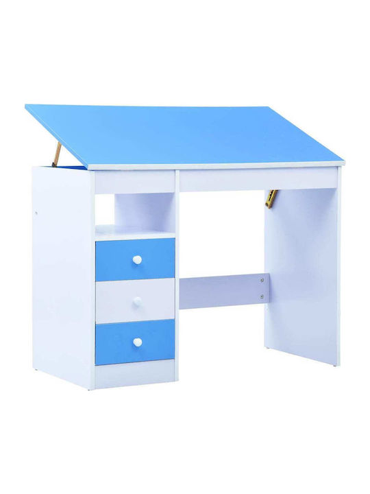 Παιδικό Γραφείο Λευκό/Μπλε 100x55x73cm