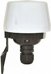 Eurolamp Photocell Day Night 10A IP44 12-24V 5-50Lux in White Color 147-02018