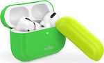 Puro Icon Fluo Silicone Case Green for Apple AirPods Pro