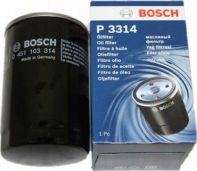 Bosch Car Oil Filter P3314 for Audi / Seat / Skoda / VW Φίλτρο Λαδιού Αυτοκινήτου Audi, Seat, Skoda, Volkswagen