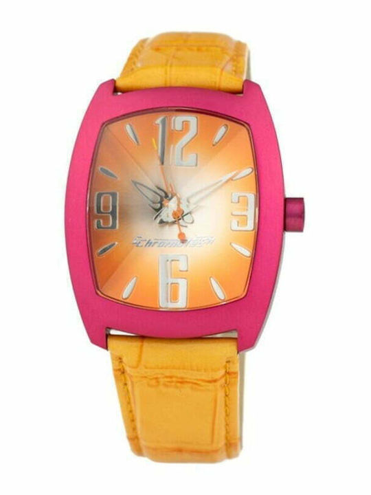 Chronotech Ανδρικό Ρολόι 37mm Μπαταρίας με Πορτ...