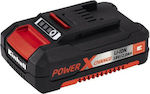 Einhell Power X-Change Μπαταρία Εργαλείου Λιθίου 18V με Χωρητικότητα 2Ah