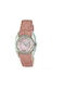 Chronotech Watch with Pink Leather Strap CT7704LS-07