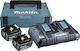 Makita Set 2 Werkzeugbatterien Lithium 18V Kapa...