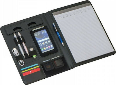 Next Clipboard with Clamp Conference for Paper A4 Black 1pcs