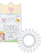 Invisibobble Kids Princess Sparkle Сет Детски Ластици Спирала Бели 3бр