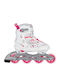 Nijdam Wedge Inline Αυξομειούμενα Rollers Λευκά Παιδικά
