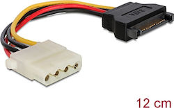 DeLock 15-Pin Sata - 4-Pin Molex Cable 0.12m Πολύχρωμο 60115
