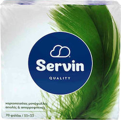 Servin Quality 70 Napkins Single-ply