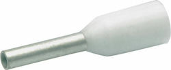 SAS Insulated Wire Ferrule Terminal 0.5mm² White 100pcs AK-AK-072