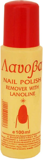 Lanova Îndepărtător de oje fără acetone cu lanolină 100ml