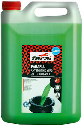 Feral Ready for Use Engine Coolant for Car -20°C/+108°C Green 4lt 18010