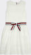 Tommy Hilfiger Kids Dress Sleeveless White