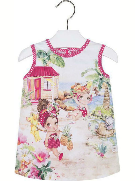 Mayoral Kids Dress Sleeveless Multicolour