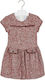 Mayoral Kids Dress Short Sleeve Red