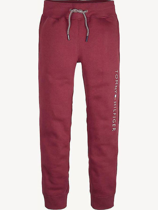 Tommy Hilfiger Παιδικό Παντελόνι Φόρμας Μπορντό...